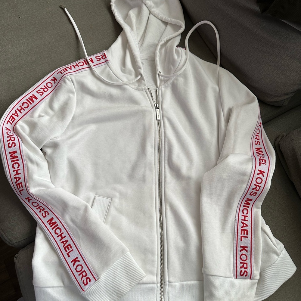 Michael Kors Textured White Fabric